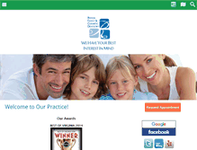 Tablet Screenshot of myrestondentist.com